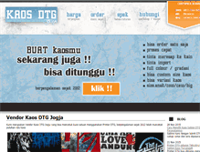 Tablet Screenshot of kaosdtgjogja.com